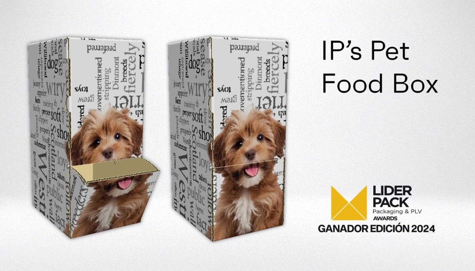 IP Pet Food Box es una alternativa 100% reciclable a las bolsas de pienso que, adems...