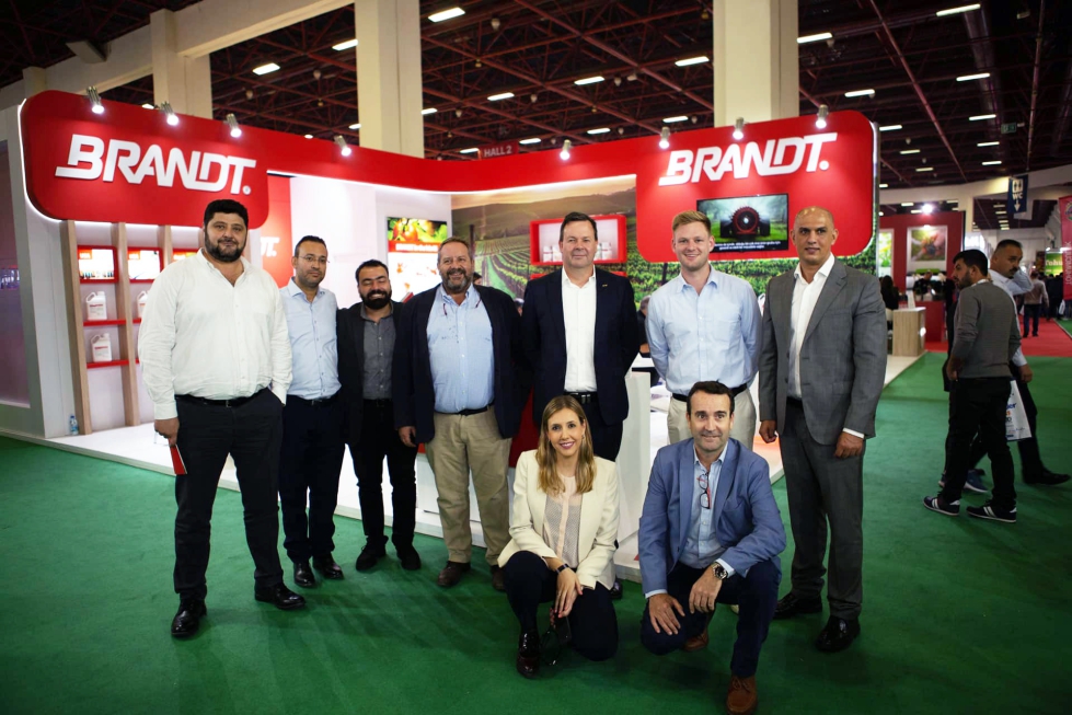 Equipo de BRANDT en la feria Growtech, evento de referencia internacional que se celebra en Antalya, Turqua