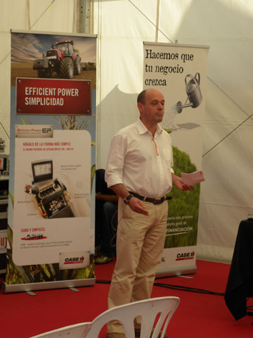 Xavier Autonell during the presentation of the Demo Tour Efficient Power in Len