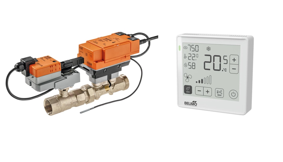 Fig. 3  Energy Valve TM e Sensor/Transmissor de Temperatura + Humidade + CO2 Ambiente