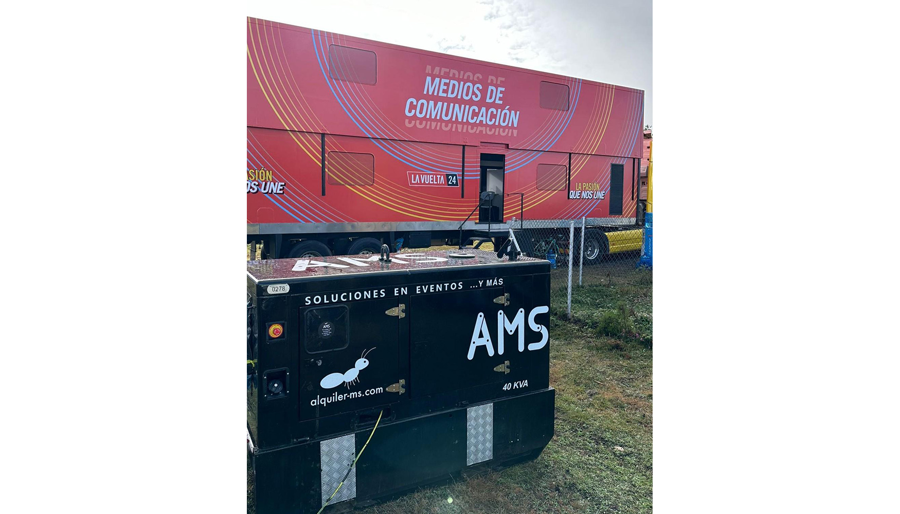 AMS cuenta con 10 aos de experiencia en el alquiler de maquinaria y equipos para todo tipo de eventos