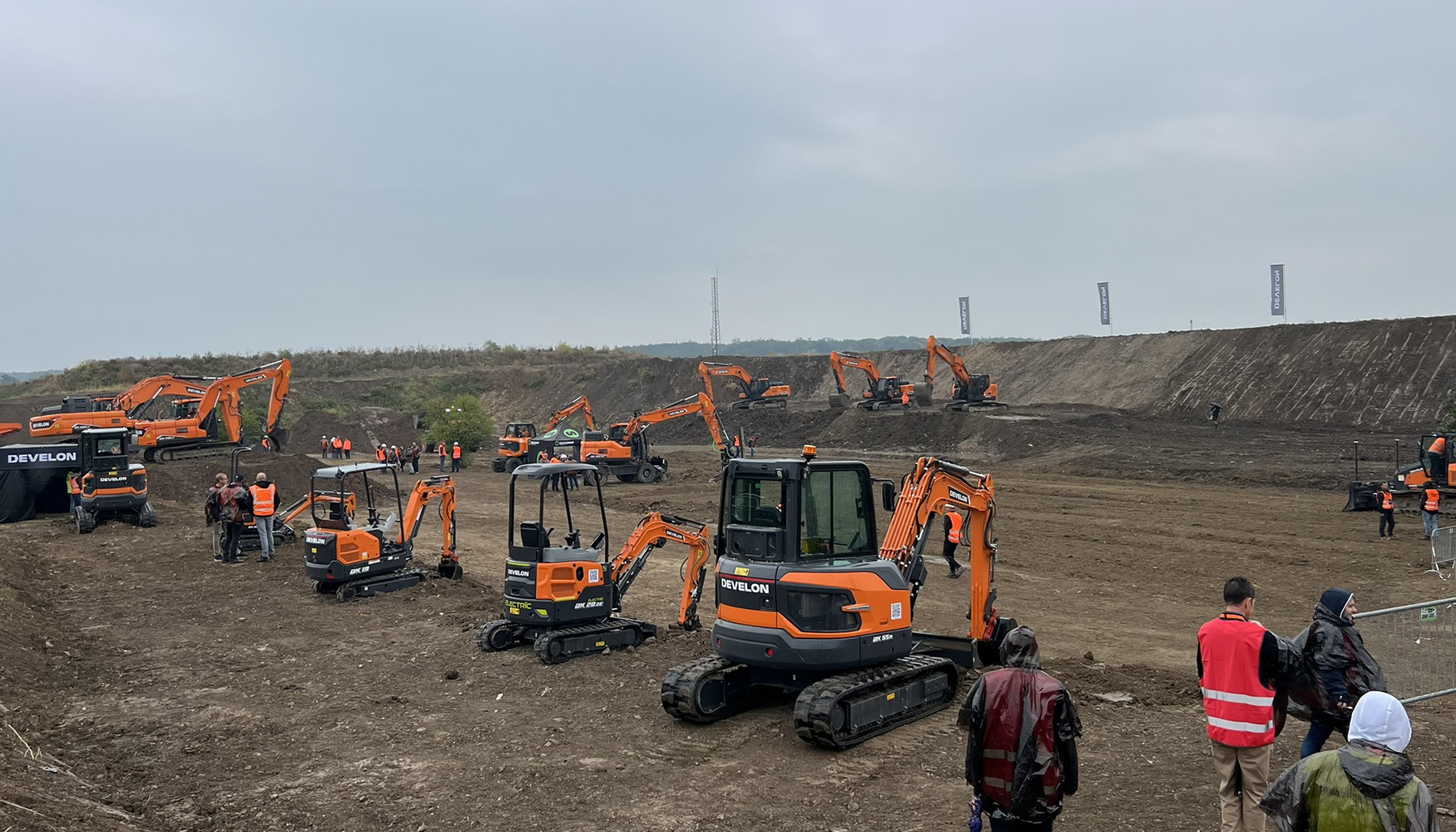 Mais de 25 m�quinas estiveram dispon�veis durante os dias de demonstra��o