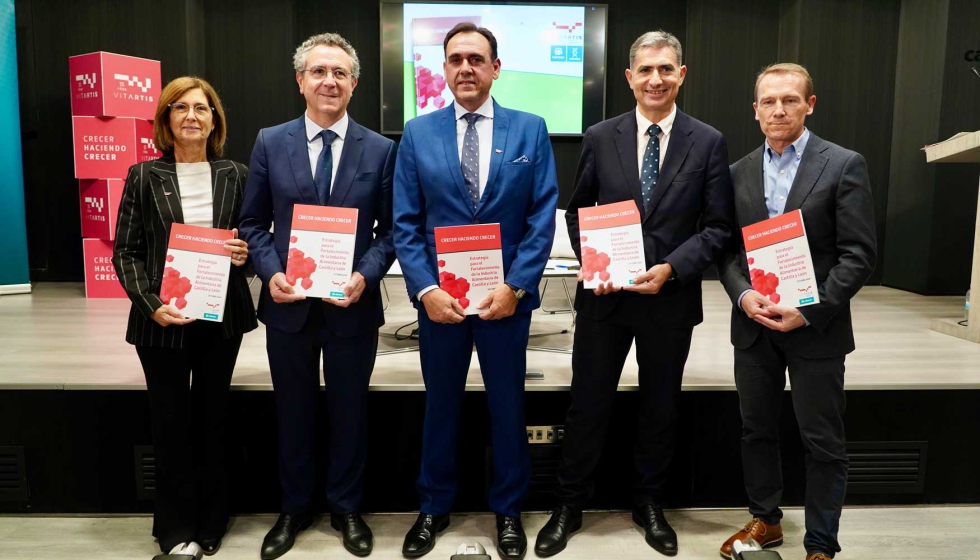 'Crecer haciendo crecer' es la estrategia de Vitartis y Cajamar para el fortalecimiento de la industria alimentaria de Castilla y Len...