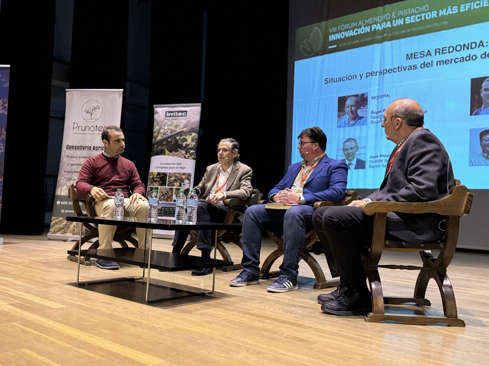 Mesa Redonda sobre la situacin y perspectivas del mercado de almendra y pistacho moderada por ngel Prez...