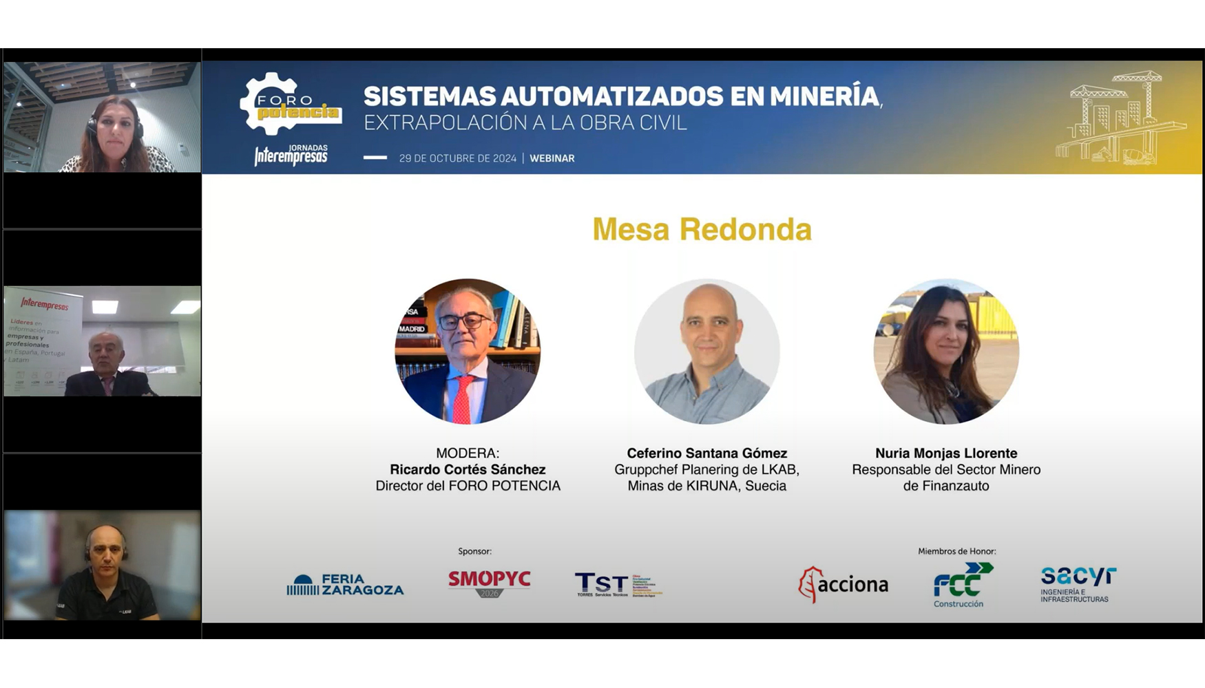 Foro Potencia sobre sistemas automatizados en minera