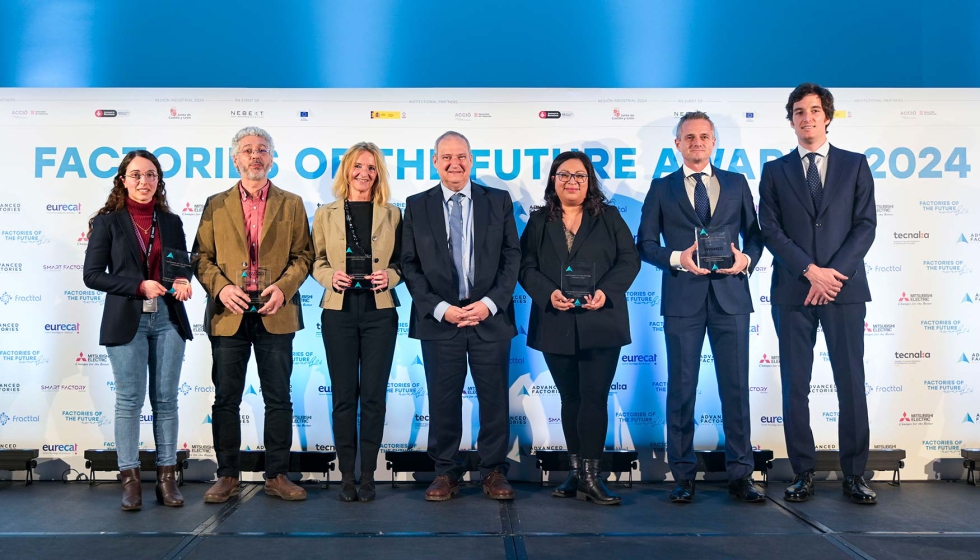 Ganadores de la pasada edicin de los Factories of the Future Awards