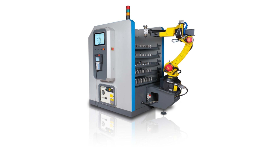 El sistema CubeBOX de automatizacin compacto y adaptable est diseado para agilizar el funcionamiento de las mquinas CNC...