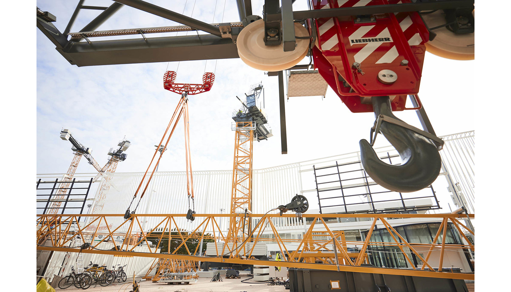 Imagen del montaje de la pasada edicin de Bauma, celebrada en 2022