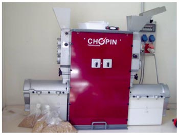 Figura 4: Molino Chopin CD2 para la molienda experimental de trigo duro