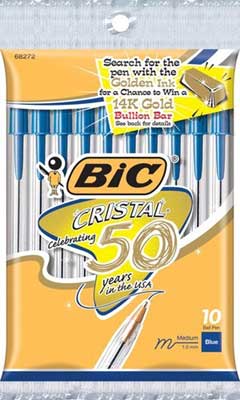 El internacionalmente conocido BIC Cristal