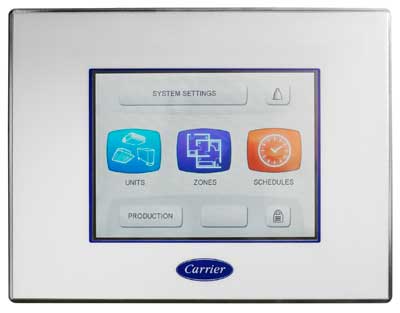 La pantalla tctil de AquaSmart Touch Pilot es fcil de usar e intuitiva