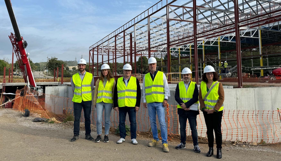 Visita a la obra de las nuevas instalaciones del Polgono Masia del Notari de Vilanova i la Geltr...