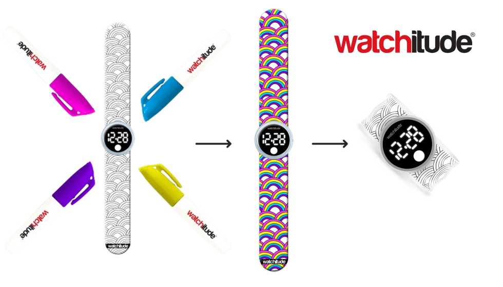 Reloj Coloreable, de WATCHITUDE  TALLYTATE