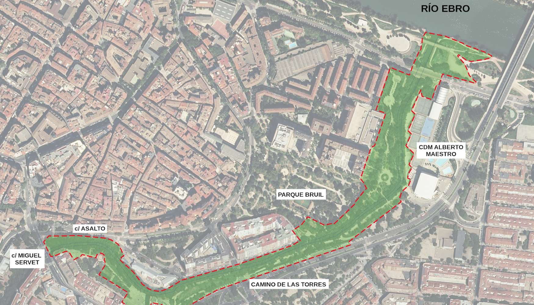 Uno de los objetivos del proyecto es mejorar la conexin entre la ciudad y el ro...