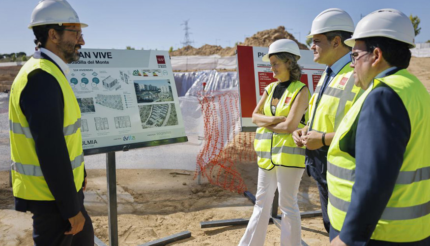 Inicio de las obras de 524 viviendas en Boadilla del Monte (Comunidad de Madrid) del Plan Vive