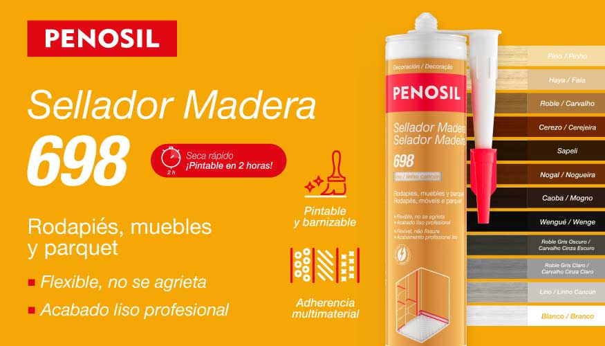 Penosil Sellador Madera 698, la nueva solucin para el sellado de juntas en madera y superficies porosas