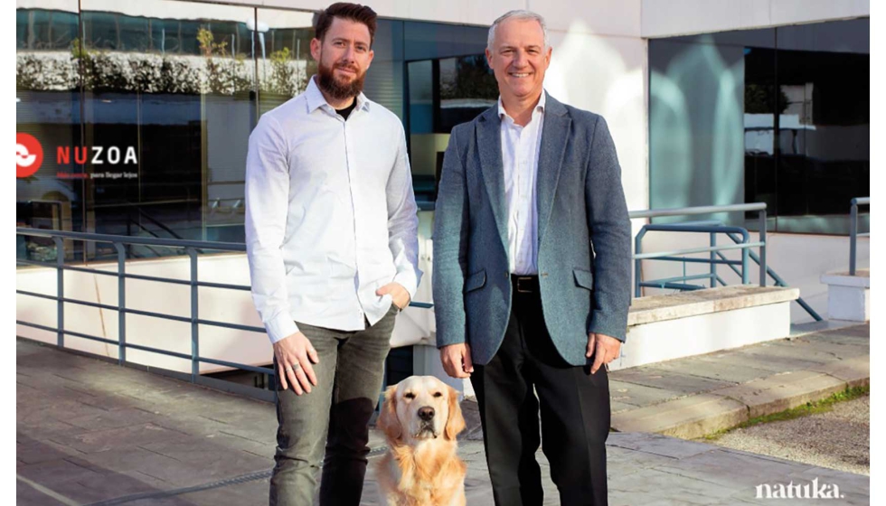 Jos ngel Rosell, (izda), CEO y cofundador de Natuka, y Ramn Esteban, CEO de Nuzoa