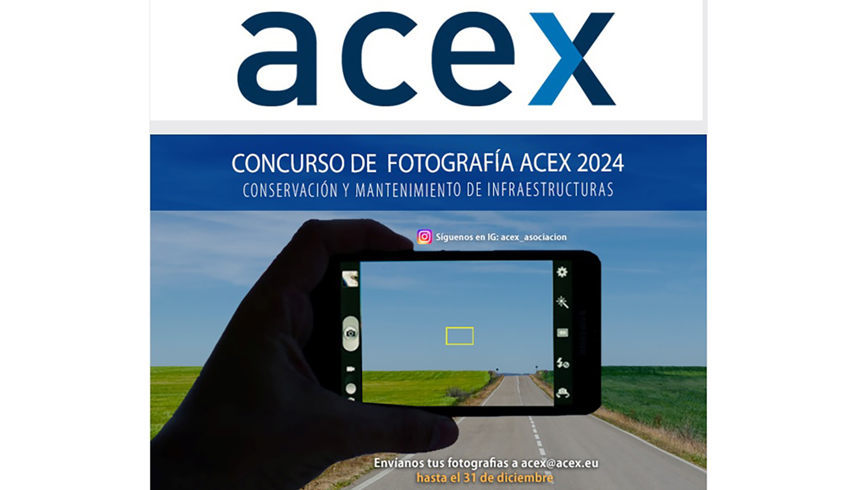 Concurso de fotografa 'Conservacin y mantenimiento de infraestructuras' 2024