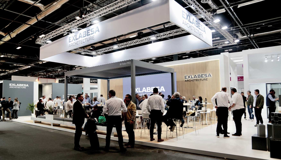 El stand de Exlabesa Architecture atrajo gran cantidad de visitantes y clientes