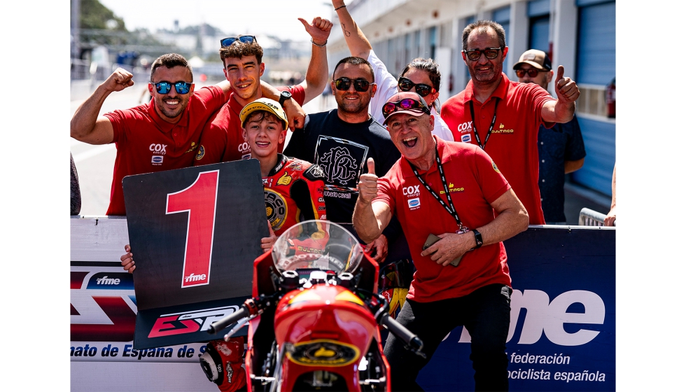 El equipo Bultaco Racing concluy la temporada con el tercer puesto en la clasificacin general de la categora Premoto3...