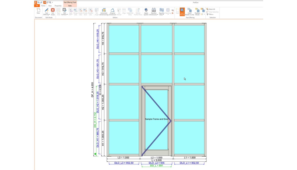 Preference ha diseado una solucin integrada en el diseo de ventanas y puertas y de muros cortina para determinar el clculo esttico estructural...