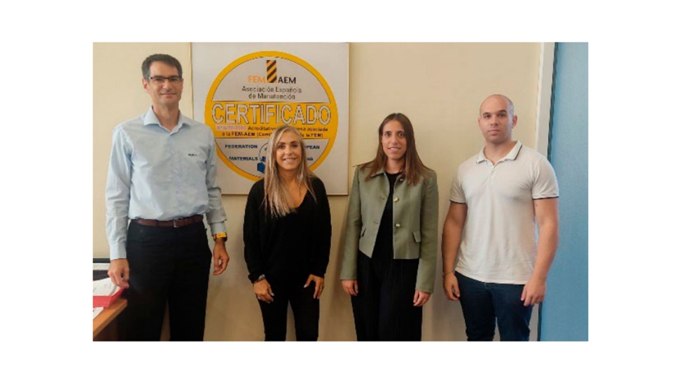 Octavi Lujn (AUSA), Silvia Calvet (FEM-AEM), Henar Araguzo (UNE), Lus Jimnez (HUNE RENTALS)