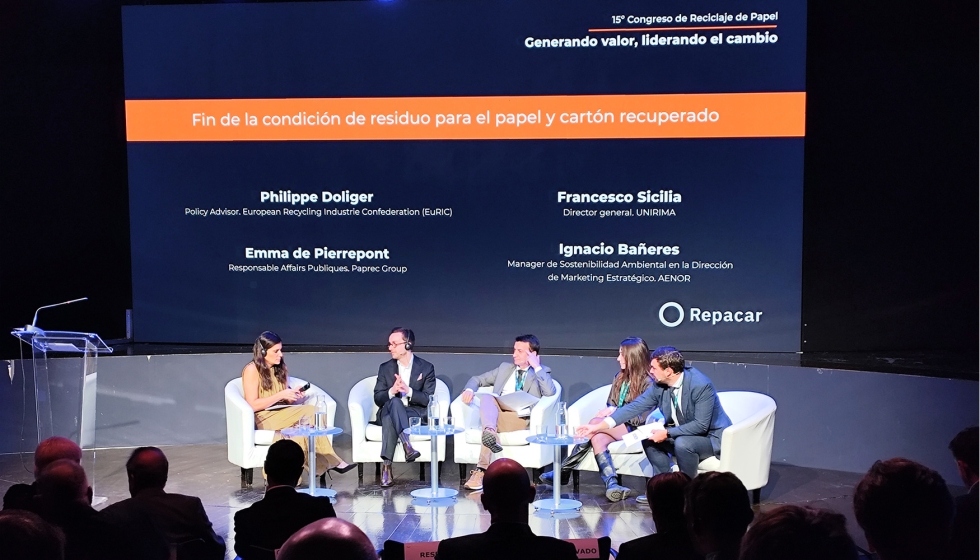 Imagen de la mesa redonda Fin de la Condicin de Residuo para el papel y el cartn