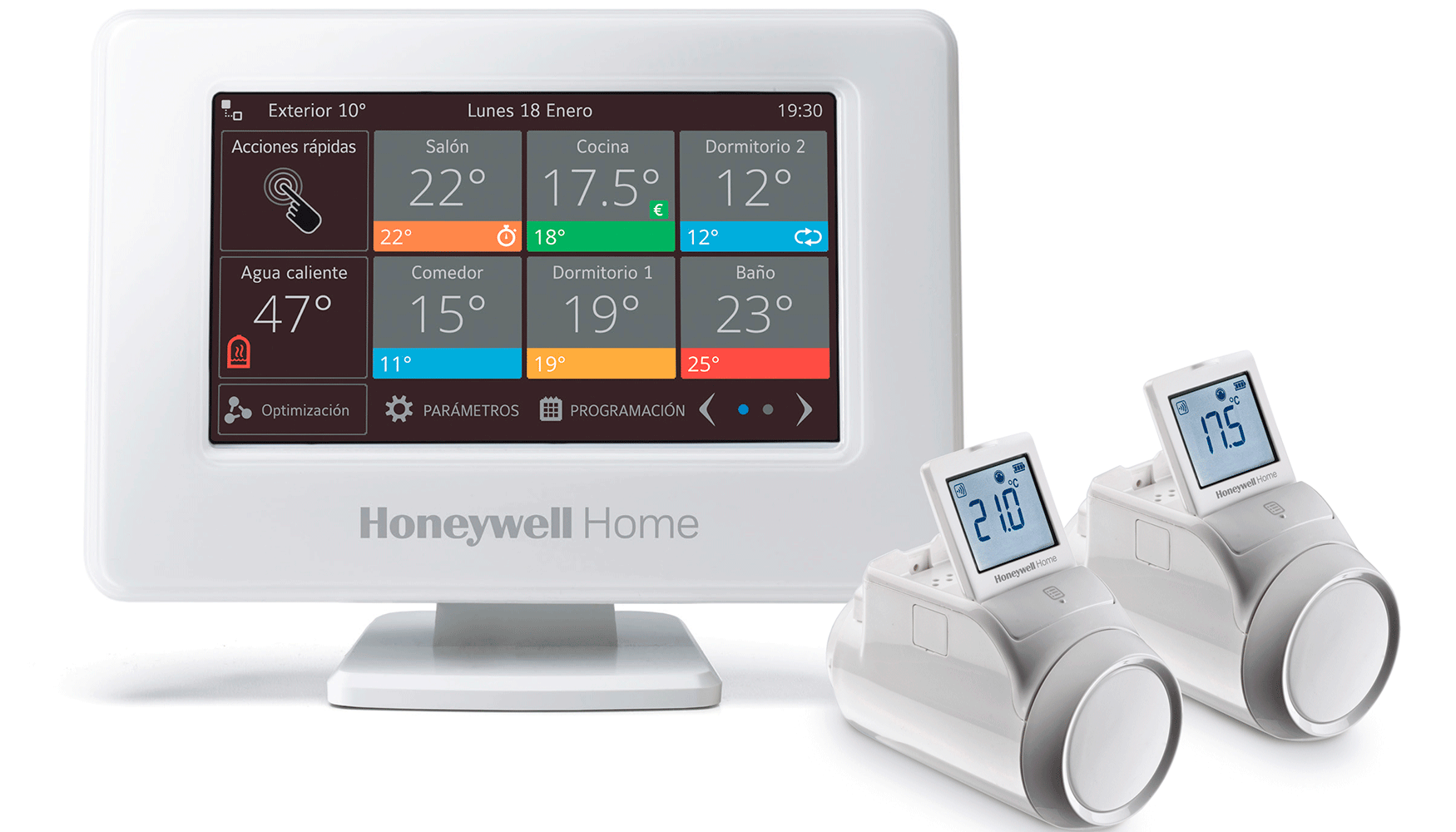 El sistema de zonificacin inteligente evohome es compatible con la bomba de calor