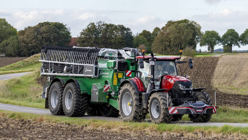 El ensayo se realiz con un tractor Case Puma 260 CVX