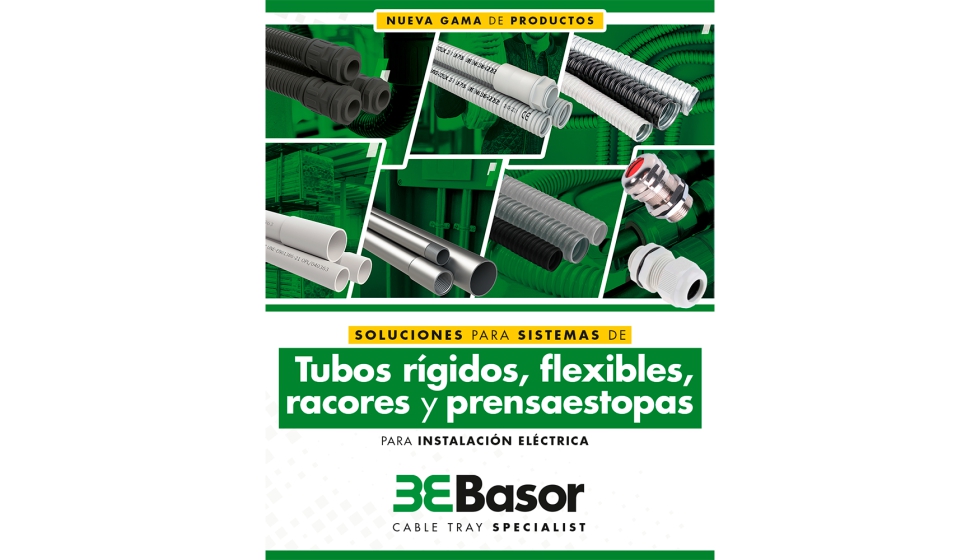 Foto de Basor Electric ampla su gama de tubos, racores y prensaestopas