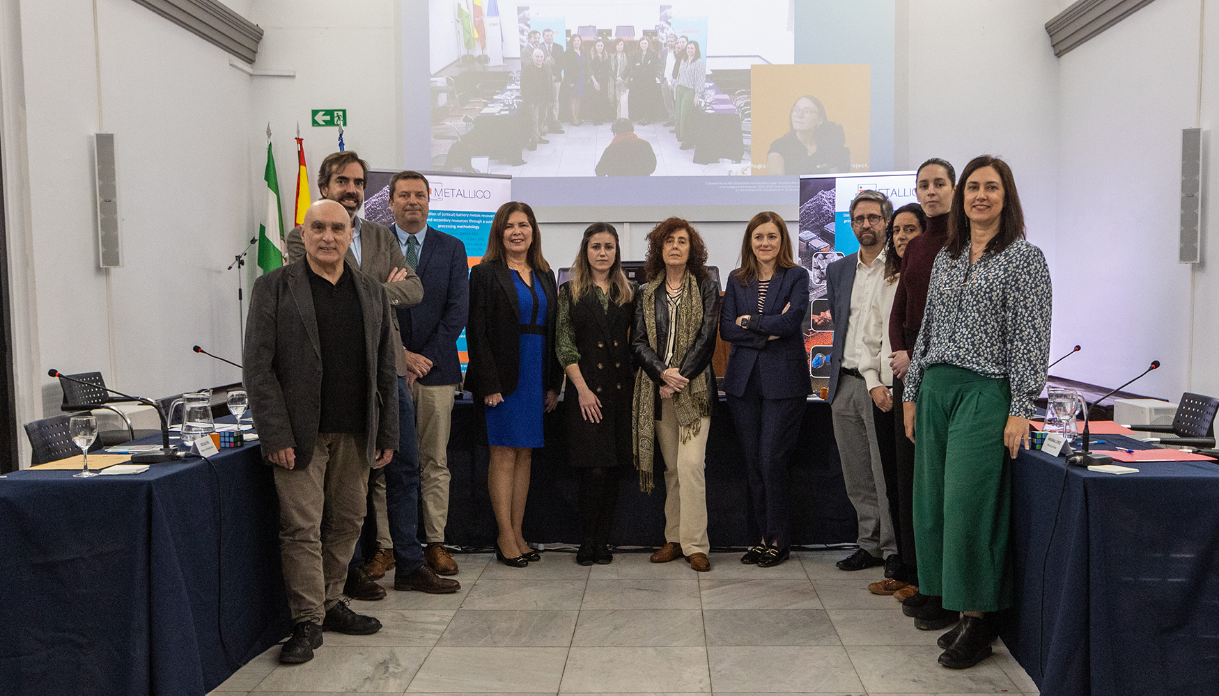 Participantes en la segunda sesin del Foro Andaluz de la Minera Metlica