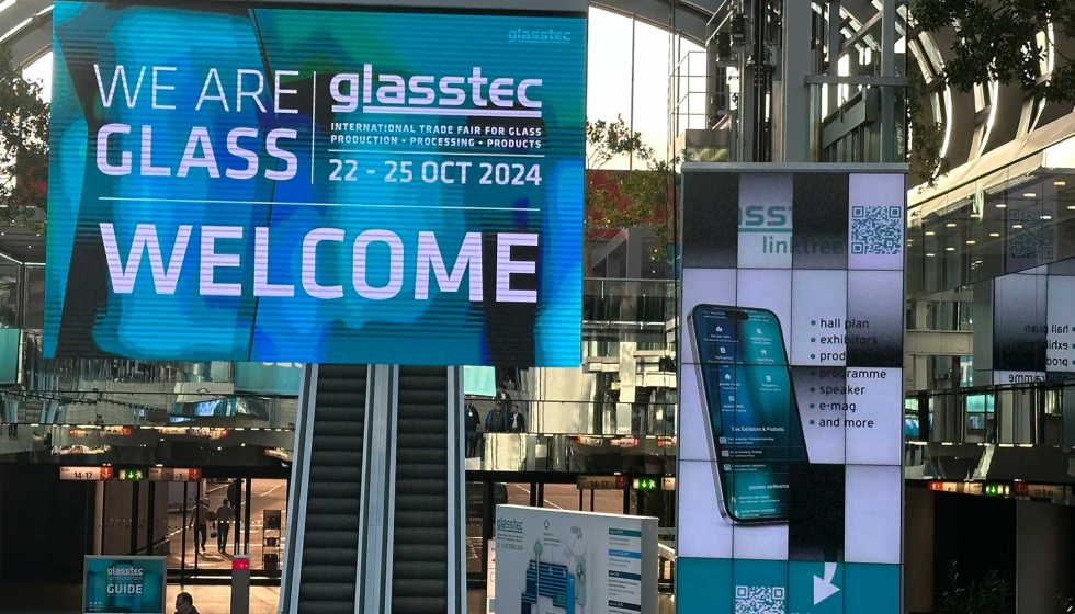 Glasstec abri sus puertas en Dsseldorf, del 22 al 25 de octubre