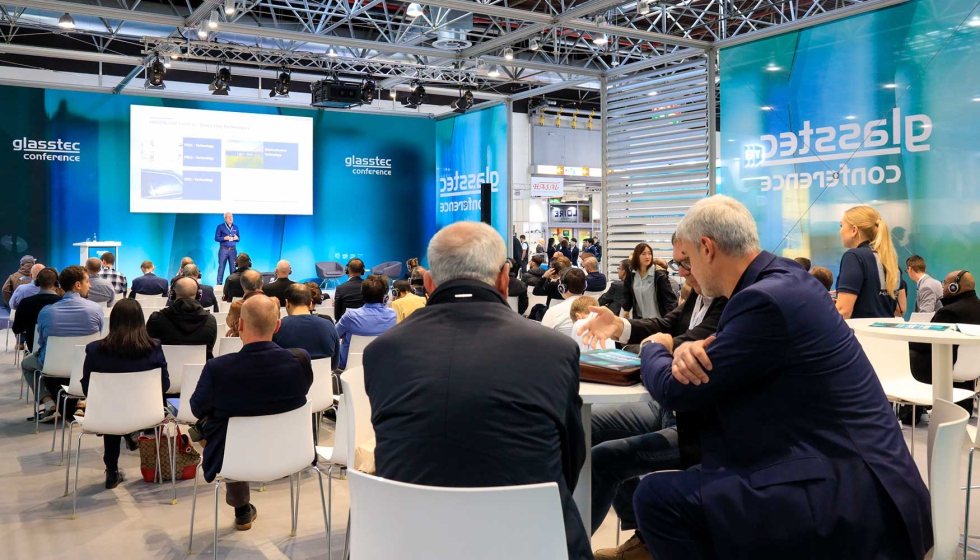 Las tecnologas digitales, la economa circular y la descarbonizacin fueron los puntos centrales de la agenda de Glasstec 2024...