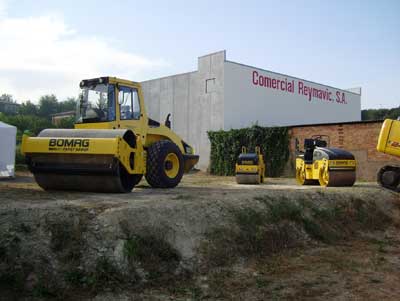 Comercial Reymavic empez a distribuir toda la gama de compactacin Bomag el pasado mes de mayo