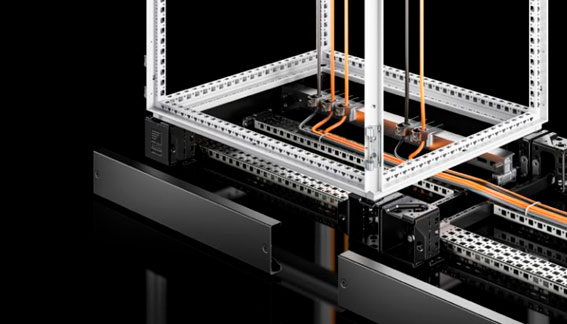 Nuevo zcalo para el armario grande VX: Todo el espacio del zcalo se puede utilizar para alojar cables de forma flexible...