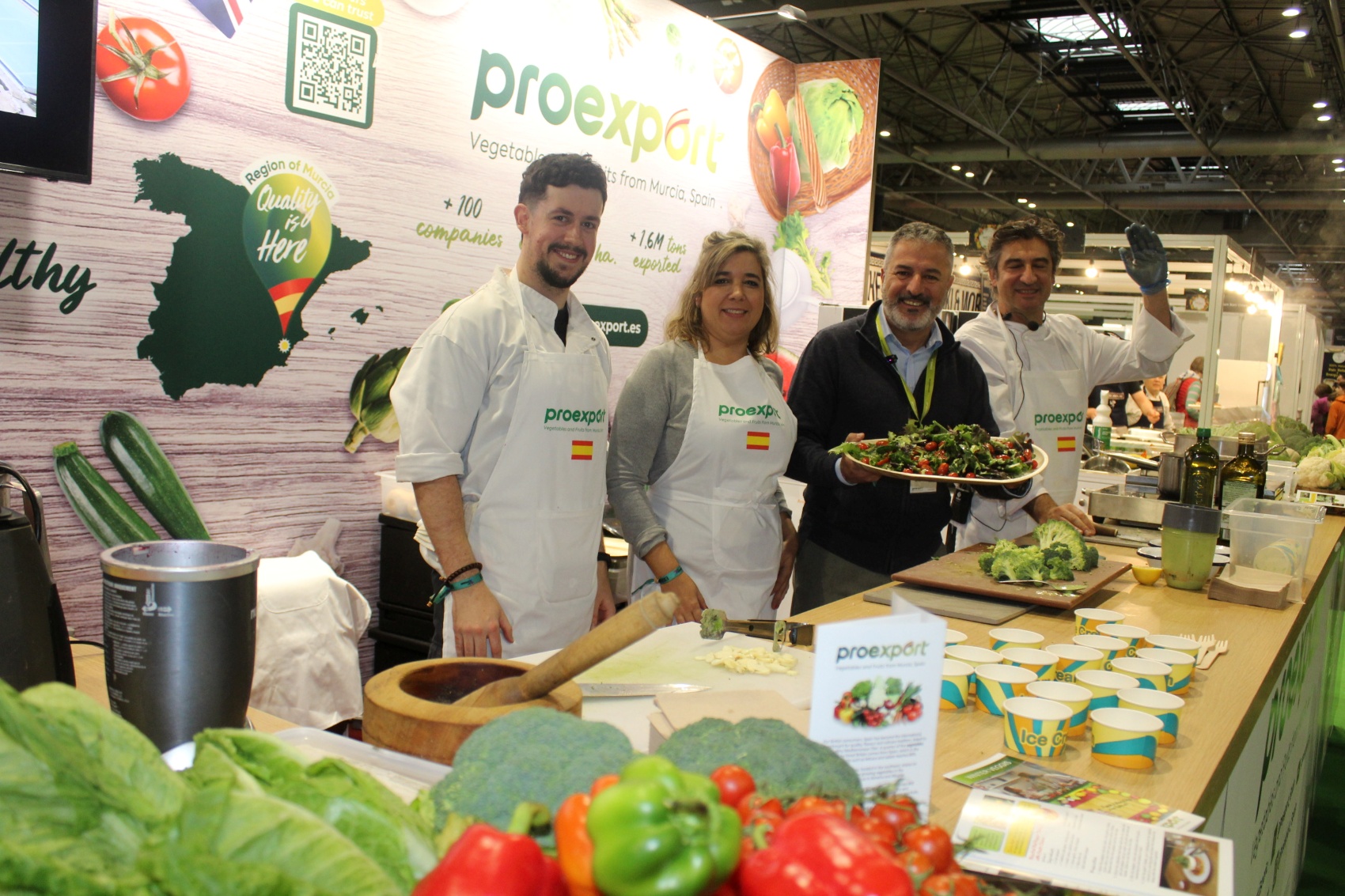 Fernando Gmez, director general de Proexport, durante una de las actividades realizadas en la feria Good Food Show Winter, en Birmingham...