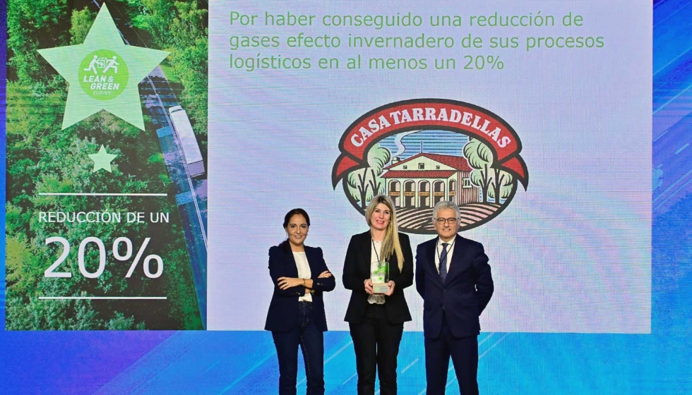 La estrella Lean & Green, un reconocimiento a los resultados obtenidos por Casa Tarradellas...