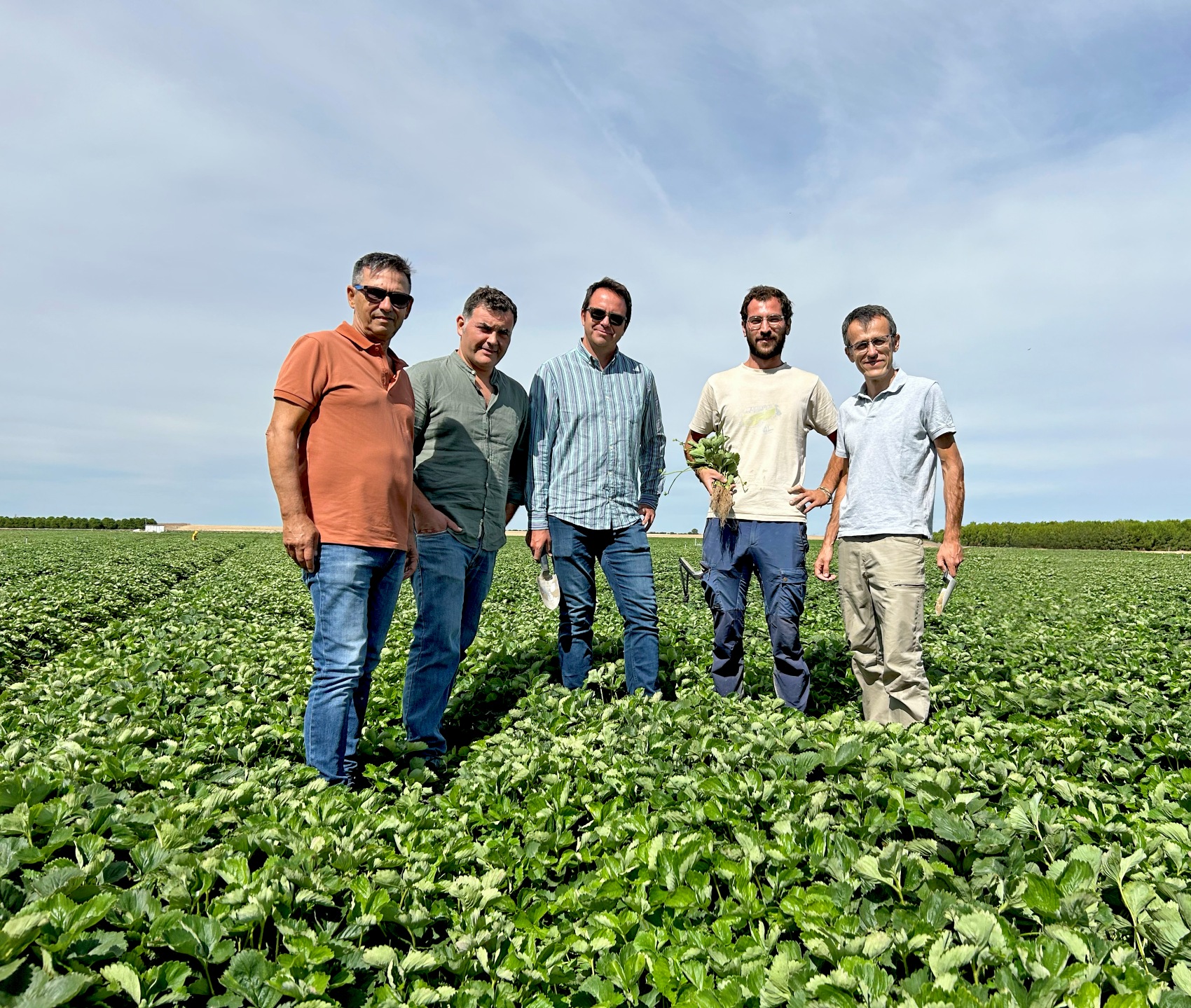 Imagen del equipo de El Pinar en el vivero