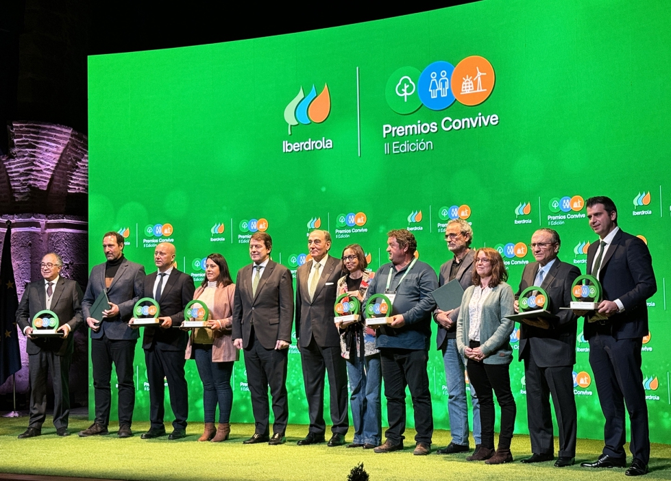 Al acto asistieron el presidente de la Junta de Castilla y Len, Alfonso Fernndez Maueco, y el presidente de Iberdrola, Ignacio Galn...