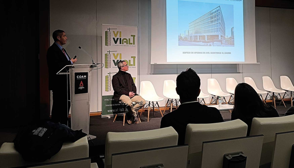 Presentacin del caso del edificio de oficinas de Manoteras, 12 de Madrid