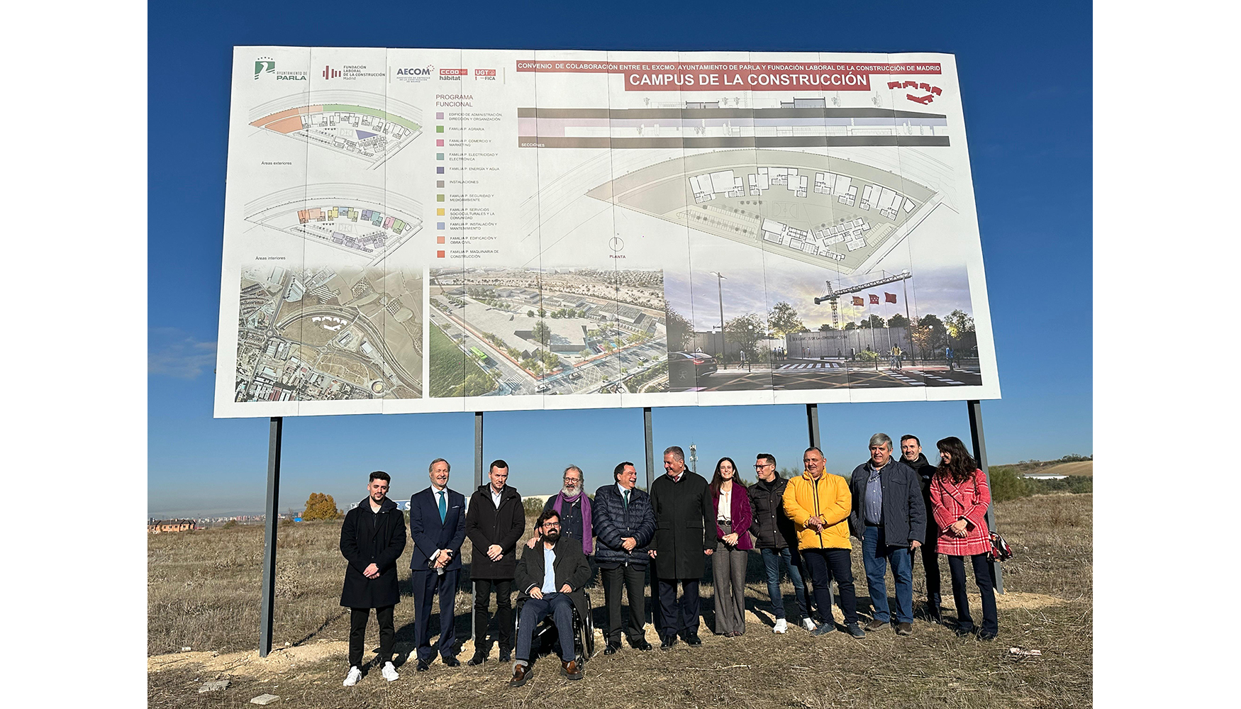 Visita a los terrenos del futuro Campus