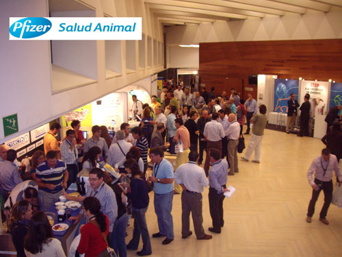 El stand de Pfizer Salud Animal en el XXXVI Congreso SEOC. Foto: ICE Salud & Vet