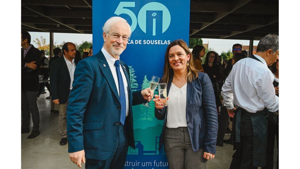 Jos Manuel Silva, presidente da Cmara Municipal de Coimbra e Susana Coimbra, diretora do Centro de Produo de Souselas...