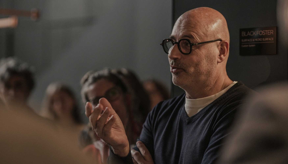 El arquitecto Francesc Rif durante la presentacin a los medios del nuevo showroom de la marca. Foto: Carlos Segura...