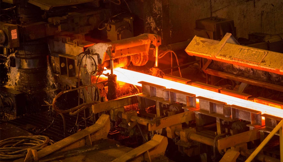 Planta de laminacin en caliente de Vijayanagar de JSW Steel. Foto: worldsteel