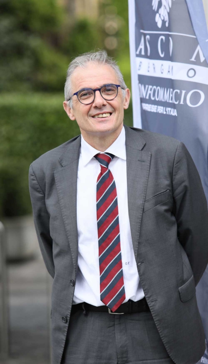 Oscar Fusini, director de Confcommercio Bergamo