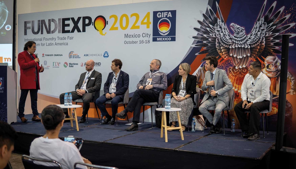 Adems de la exposicin, GIFA Mxico tambin cont con una importante agenda de conferencias y eventos. Foto: Messe Dsseldorf GmbH/ Fundiexpo...