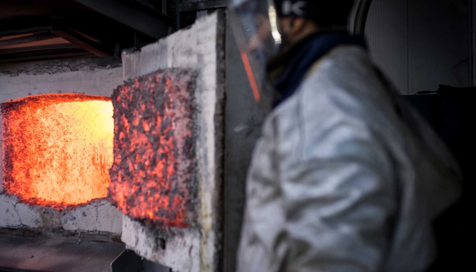 Horno de fundicin de aluminio