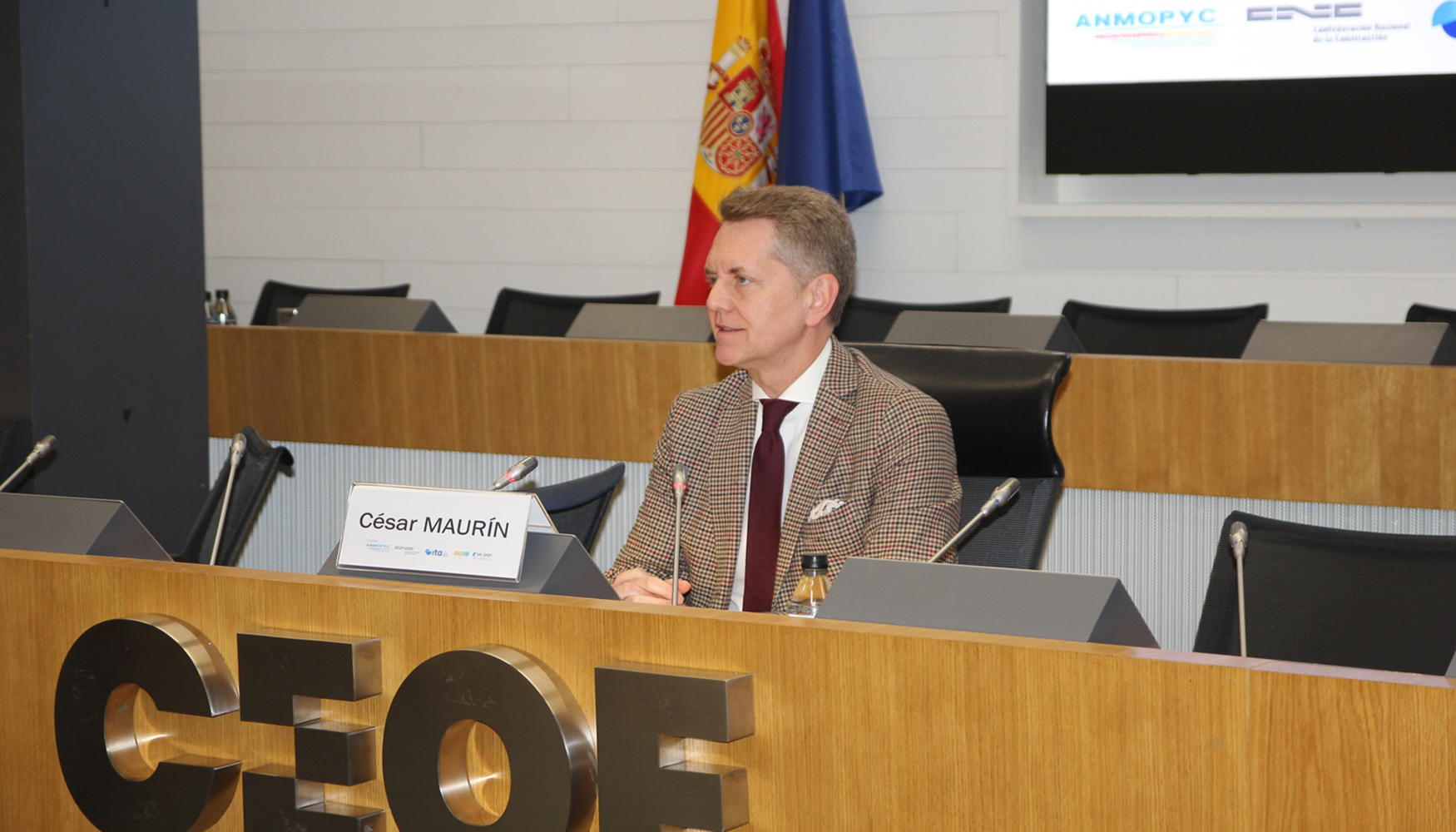 Cesar Maurn, director del Departamento de Digitalizacin, Innovacin, Comercio e Infraestructuras de CEOE, en la clausura del congreso...