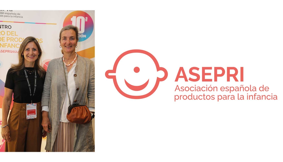 M Eugenia Garca, nueva presidenta de Asepri, junto a Mnica Algs, vicepresidenta de moda infantil